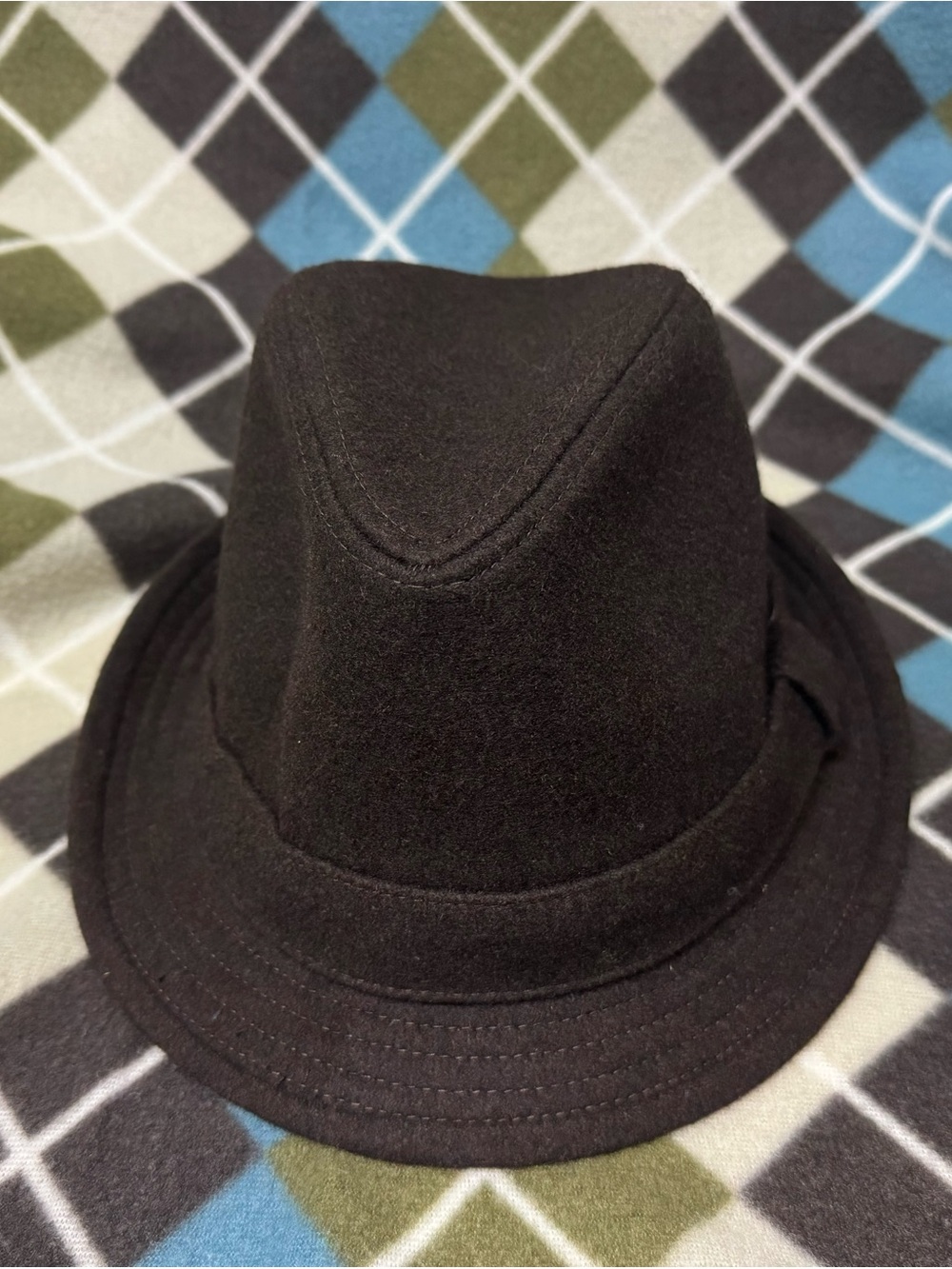 Daniel Cremieux Brown Felt Fedora Hat